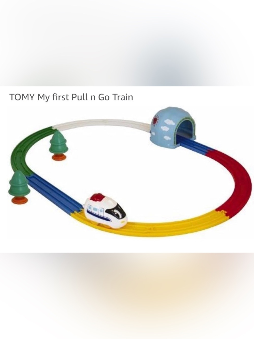 Tomy My 1st Pull n Go Train track set complete 1999